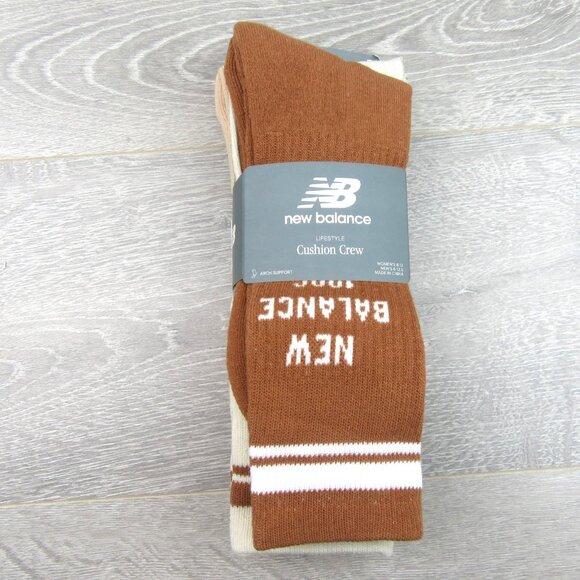 New Balance Cushion Crew Socks Mens Size 6-12.5 / Womens Size 8-13 (3-Pack) NEW - Picture 2 of 16